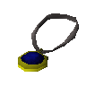 Sapphire amulet