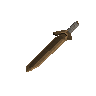 Off-hand bronze sword