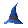 Wizard hat (blue)